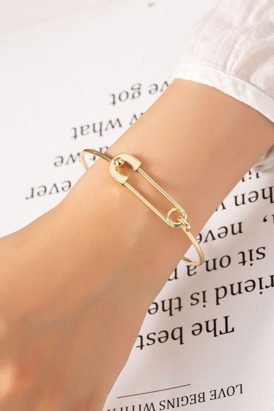 Safety Pin Bracelet